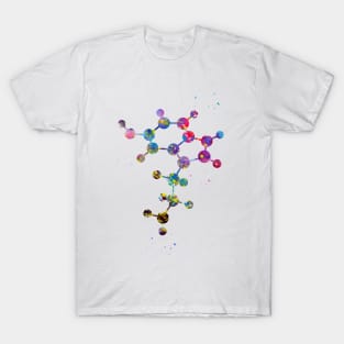 Serotonin Molecule T-Shirt